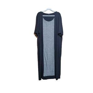 J. Jill Wearever Collection Womens Plus Colorblock Short Sleeve Midi Dress Sz 4X